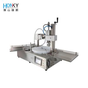 China Desktop 10-25ml Essential Vape Oil Filling Machine 25BPM For Nicotine Vape Oil wholesale