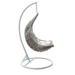 UV Resistance Egg Shaped Rattan Hanging Swing Chair