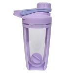 Plastic Protein Powder Shaker Bottle Mixer 600ml For Fitness Travel