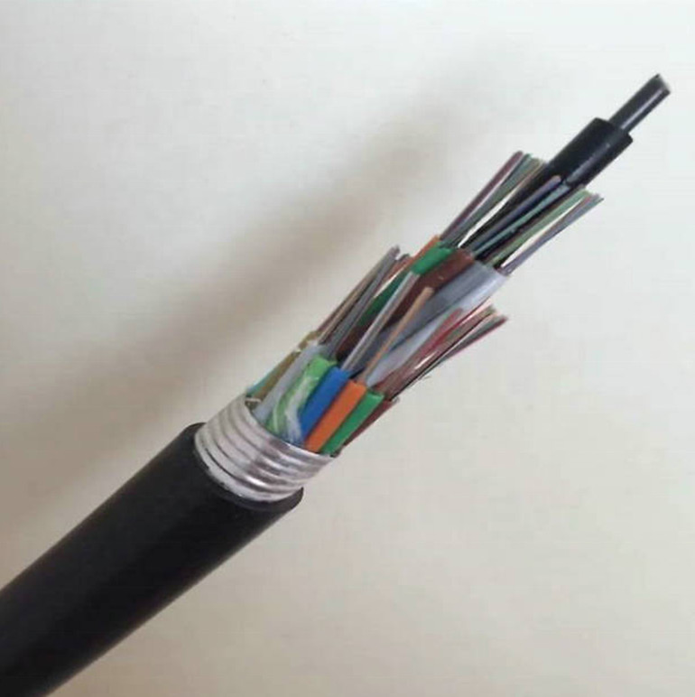 PSP Flexibility 24Cores Outdoor GYTS G652D Fiber Optic Cable For Aerial