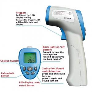 China Hot sell Hospital Non Contact infrared Baby Infrared Ear forehead Thermometer on sale