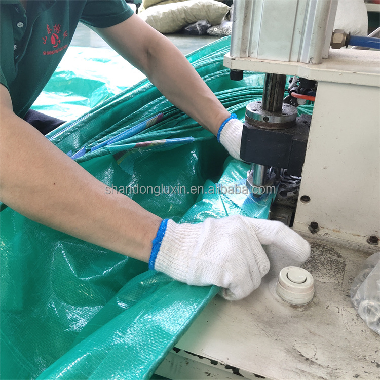 Customer Request Color Stripe Style Heavy Duty PE Tarpaulin with Waterproof Function