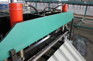 China Color Steel Roof Panel Roll Forming Machine With 12-18 Forming Stations wholesale