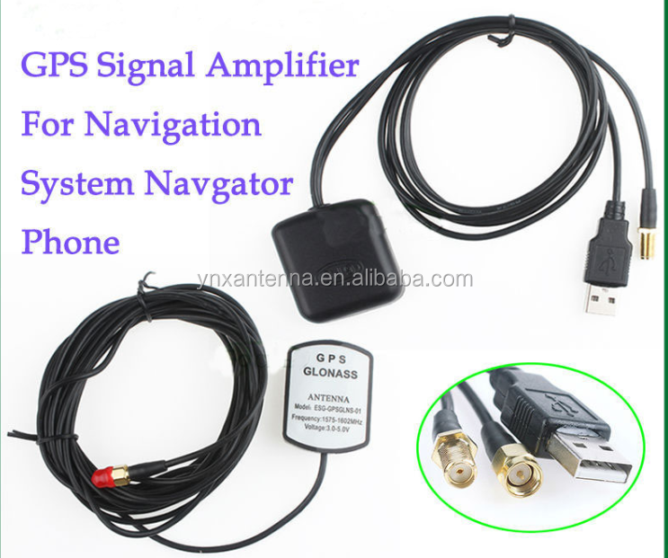 30dbi Waterproof GPS Antenna Receiver Transmitter with USB Port and 50Ω Input Impendence