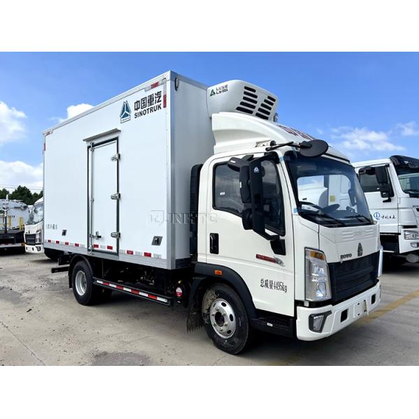 New HOWO Refrigerator Truck 3t 4t 5t 4x2 Light Food Truck Refrigerator Trucks Factory Latest