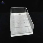 100% Virgin PMMA Transparent Acrylic Display Boxes Acrylic Food Display Case
