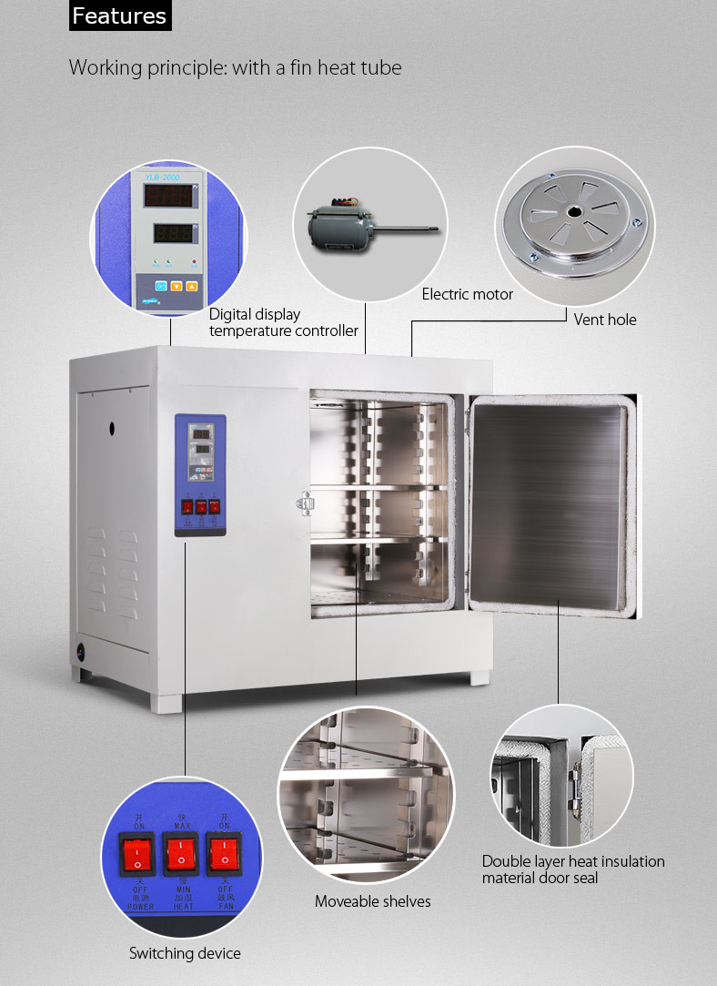 600C Air Blast Forced Air Oven High Temperature Industrial Dryer Machine