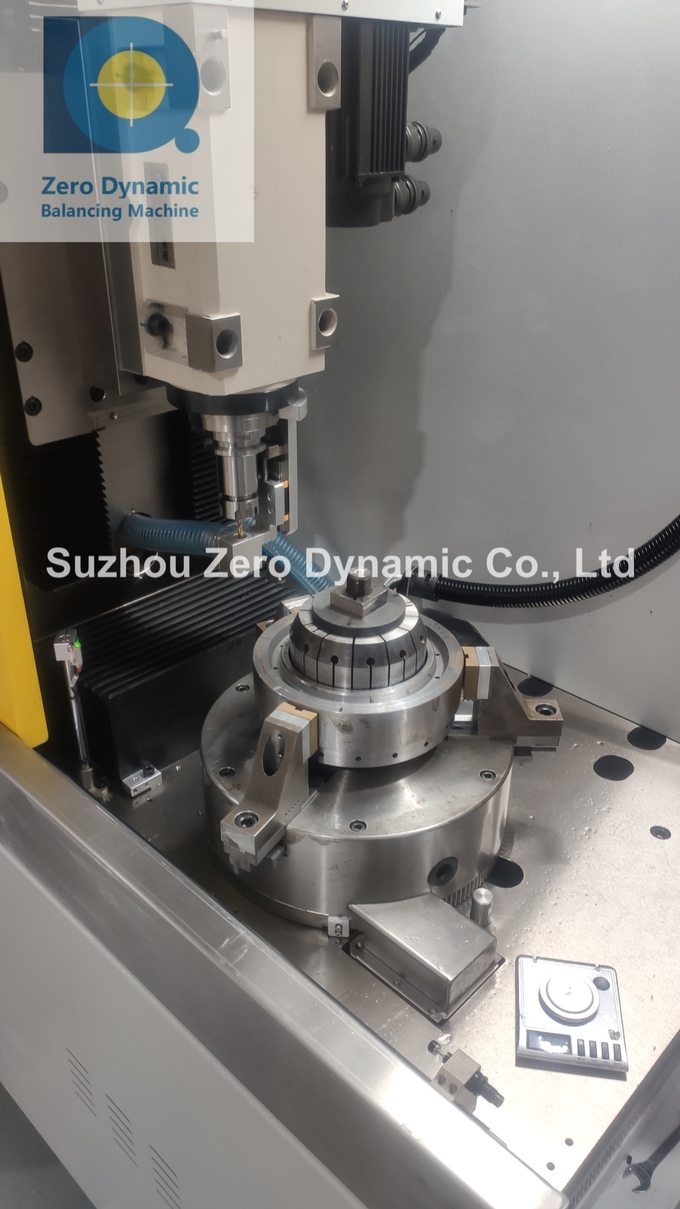 Automotive Output Gear Automatic Balancing Machine Vertical Single Plane Flange Pulley Drilling Correction Balancer