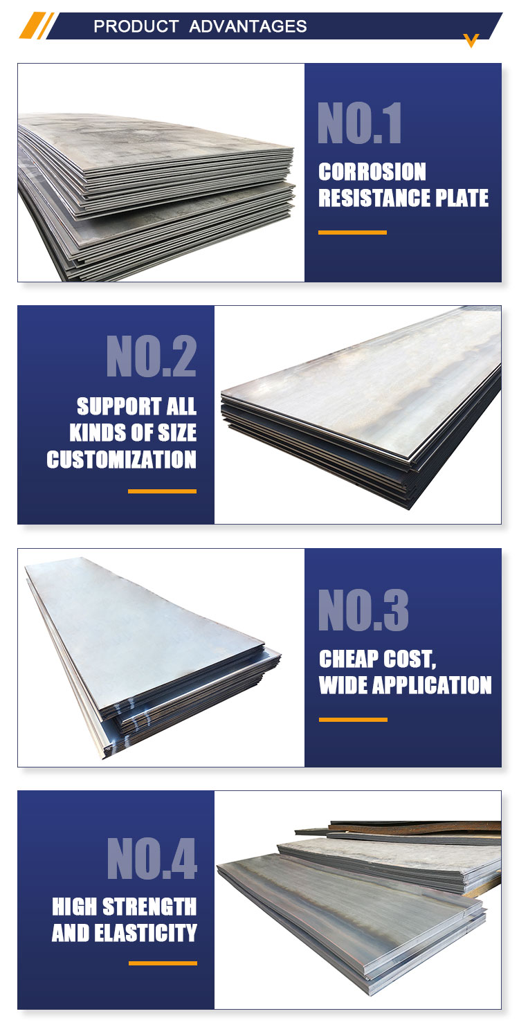 Hot Rolled HL Carbon Steel Plate 400mm MS Sheet Black Painted