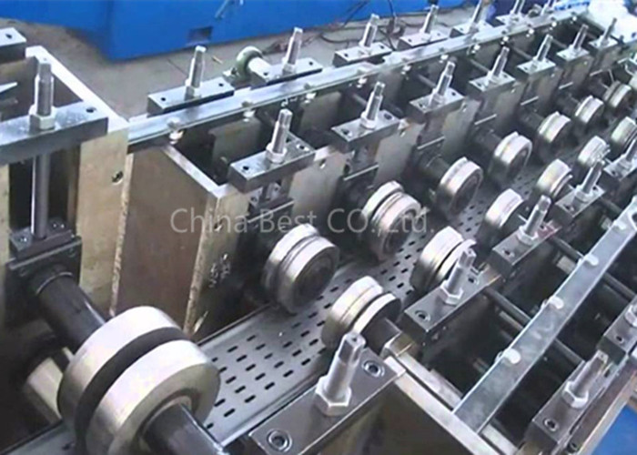 2.5mm Large span hot dip galvanized perforated Cable Tray Roll Forming Machine