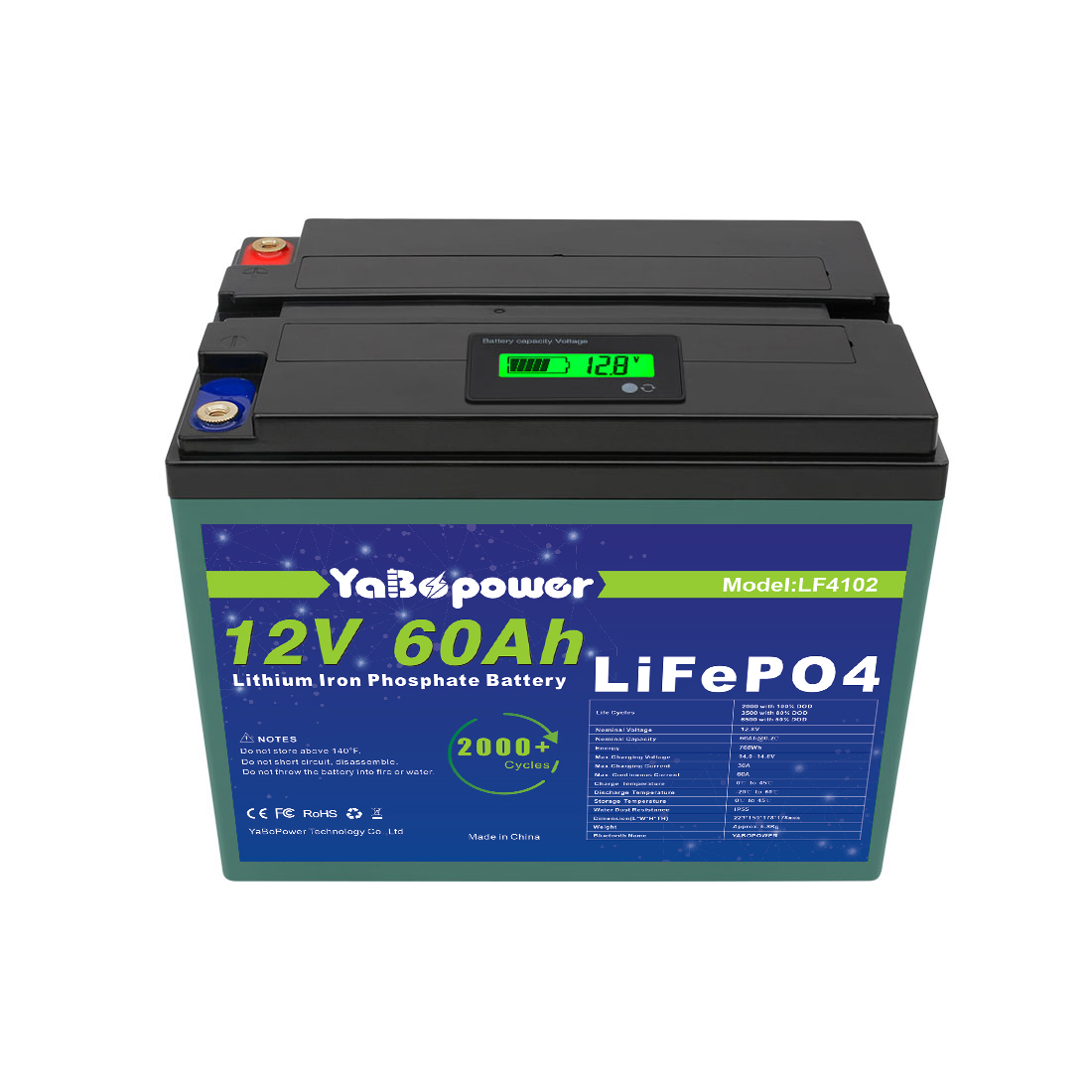 2021 Longer Cycle lifespan Factory Price Lifepo4 12v 60Ah Lithium ion Battery For Home Solar System