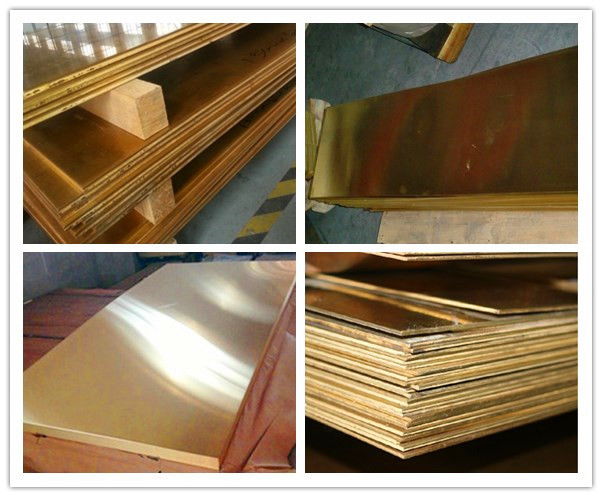 C21000 Metal Brass Sheet Cuzn5 Half Hard , 1220 x 2440mm Thin Brass Sheet