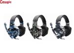Wired Stereo Gaming Headset , Mobile Phones Headphones Compact Design For PC