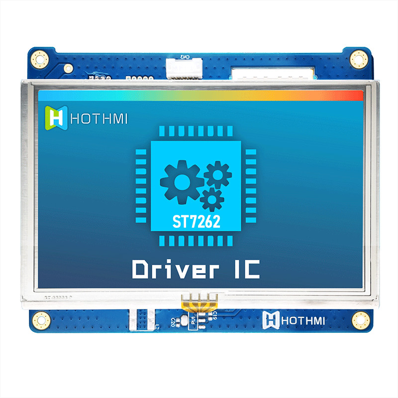 5.0 Inch 800x480 IPS Resistive TFT LCD Display Wide Temperature