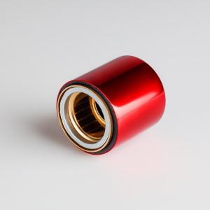 China Red Zinc Alloy Magnetic Perfume Cap Free Design Free Sample wholesale
