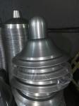 Aluminum Parts Sheet Metal Spinning Process , Sheet Metal Press Working Process