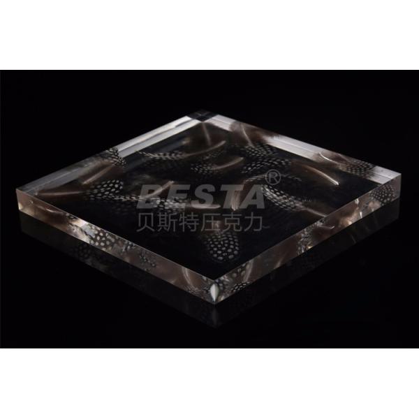 Special Effects Feather Material Cast Acrylic Sheets 15mm-60mm Thickness