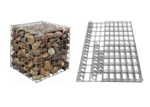 China 100*80*30 Welded Gabion Box , Gabion Stone Cage Basket Retaining Wall wholesale