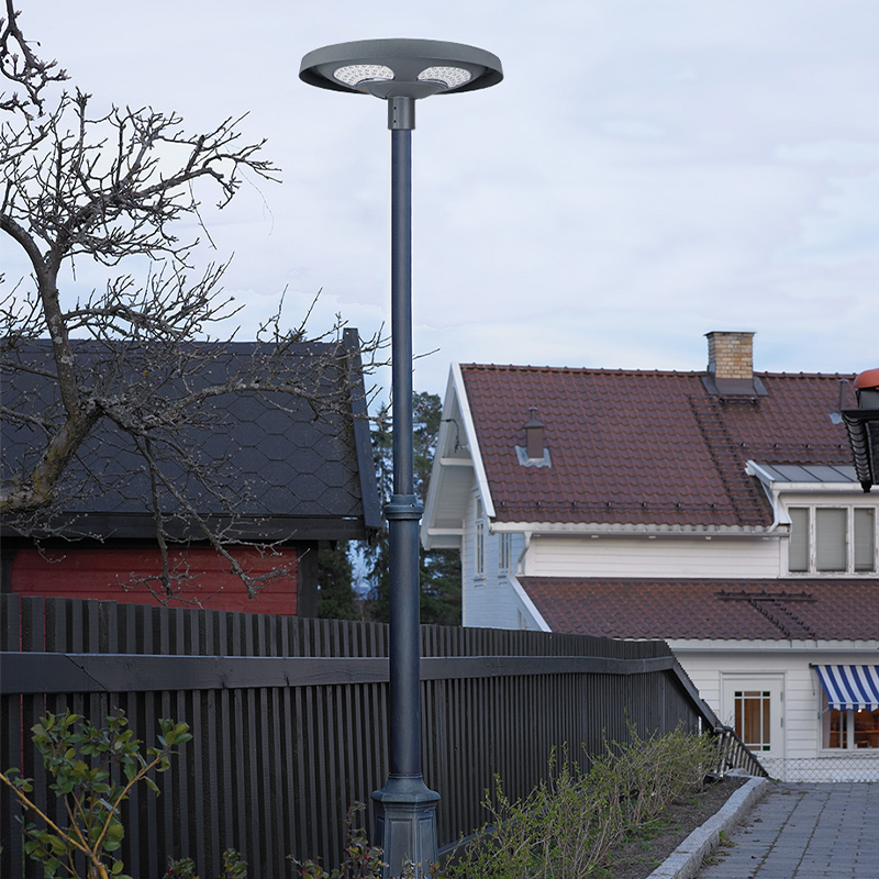 Solar Garden Light with 120° Beam Angle 6000K-6500K Color Temperature and Intelligent Light Control