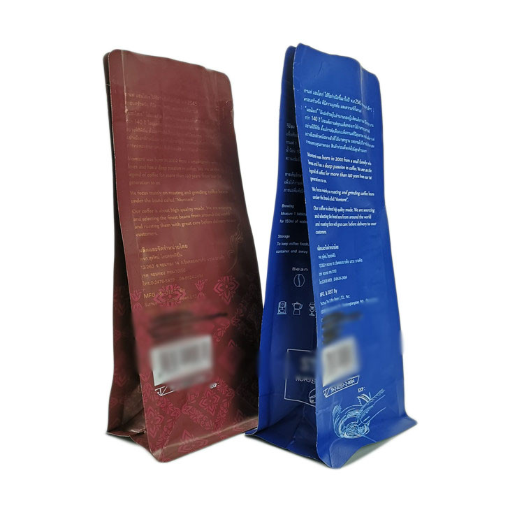 Coffee Beans Tea Bags Packaging Custom Printing Zipper Top Standing Up bags