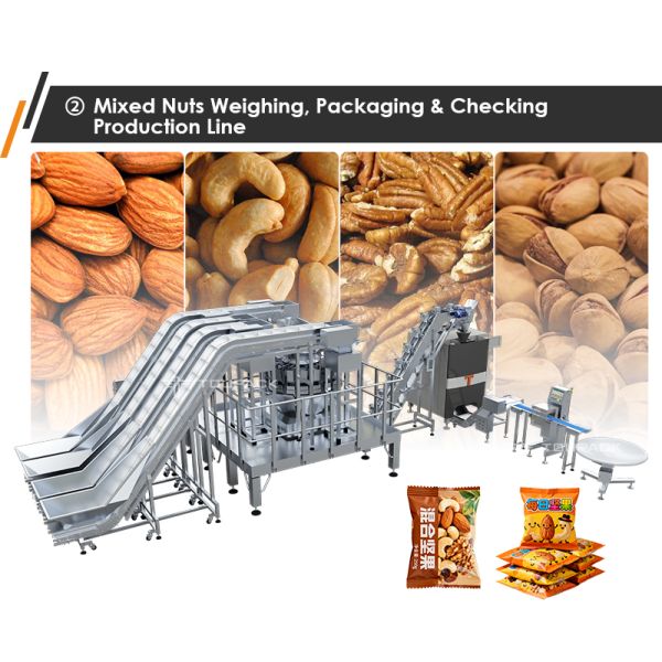 Automatic Multi-Weigher Vertical Packaging Machine For Snack And Biscuit Packaging For Dried Fruit
