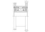Black 124mm Length 3520N.M One Way Clutch Bearing For Industies