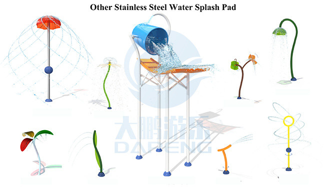 Ground Spray Jet Brass Water Fountain Nozzle Water Splash Zone Toys
