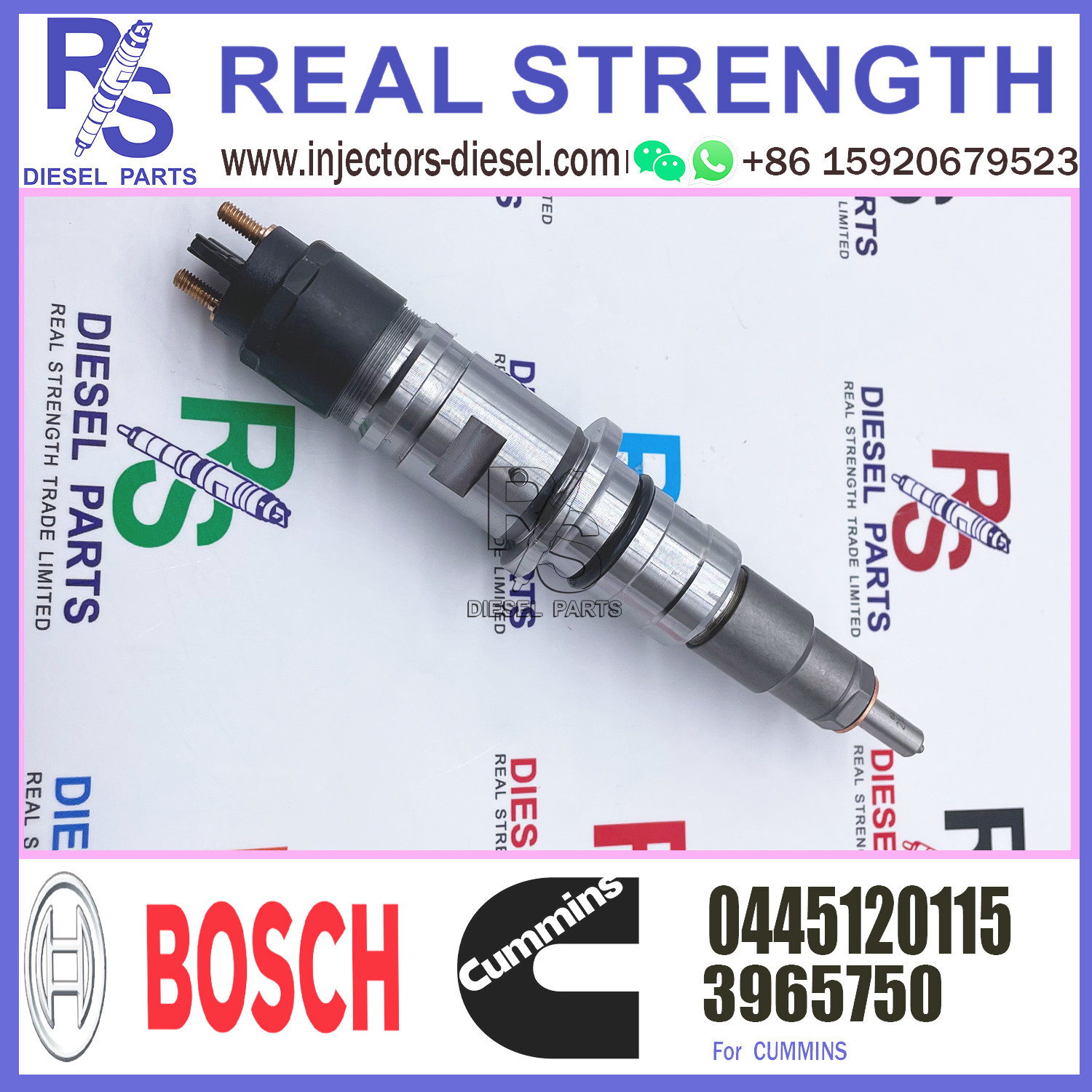 secure payment C.R.fuel injector 0445120240 0445120037 0445120115 3965750 fit for TRUCK
