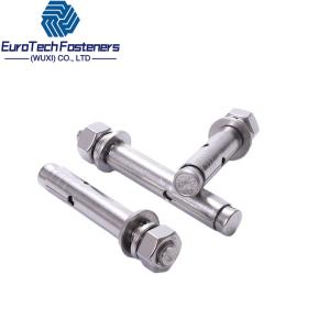 China M10 M16 M12 Expansion Sleeve Anchor Bolt 304 Stainless Steel For Concrete Block Hollow wholesale