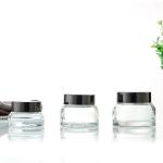 Simple Cosmetic Glass Bottle Leak Proof UV Electroplating Glass Skincare Bottles