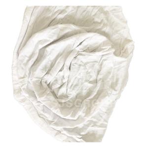 China 5KG 10KG 20KG 25KG White Cotton Wiping Rags Cotton Wiper Bales 100% Cotton White Color Cut Used Clothing Rags wholesale