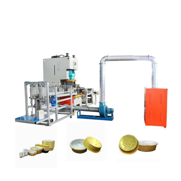 High Safety Level Automatic Aluminum Capsule Disposable Food Container Tray