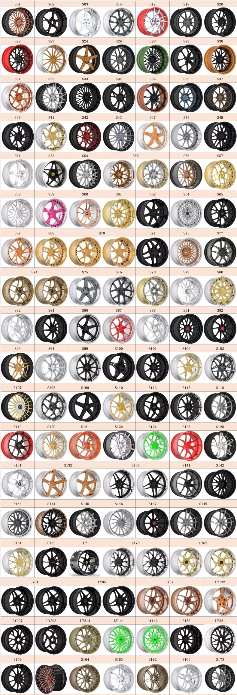 Mesh Design forged wheels rims 22 23 24 inch rims polished wheel for Mercedes GLS