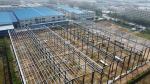 4000㎡ Prefabricated Steel Structure Warehouse H Section Steel