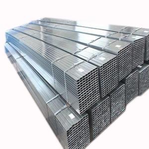 China Corrugated Square Tubing Galvanized Steel Hollow Pipe Iron Rectangular Tube wholesale