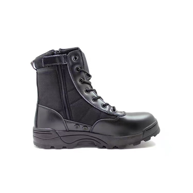 High Top Desert Combat Boots Tactical Footwear for Hiking And Shock Absorption