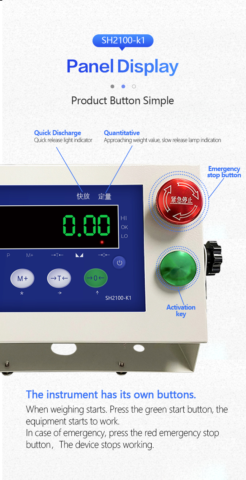OEM Support LED Display SOHE K1 Meter Control Instrument for Weighing Indicator Sensor