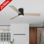 CCC 52 Inch 3 Plywood Blades Flush Mount Ceiling Fan With Silent DC Motor