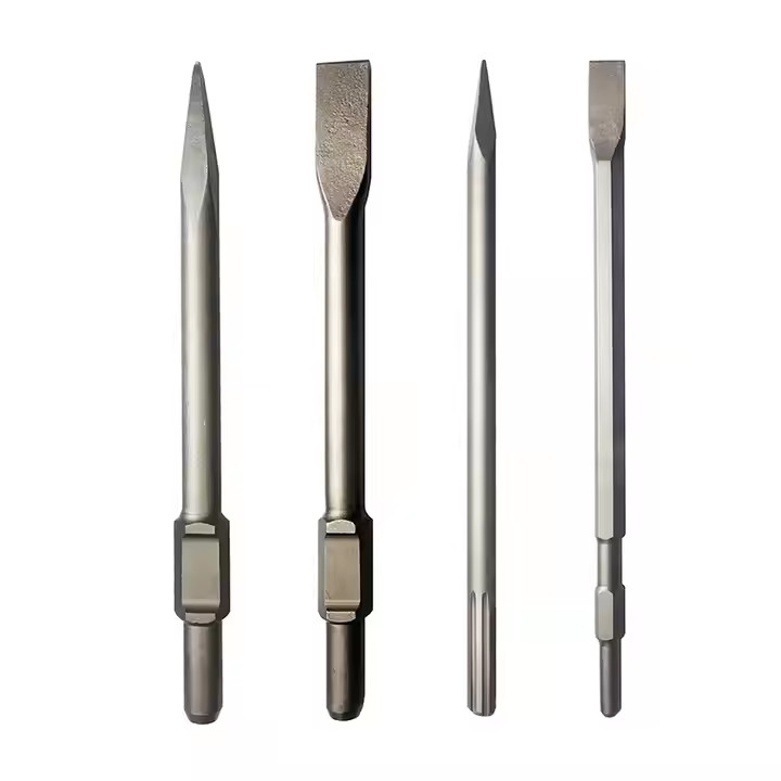 Steel 24x410x35mm Heavy Duty Chisel Set For Repair Point Chisel Flat Chisel