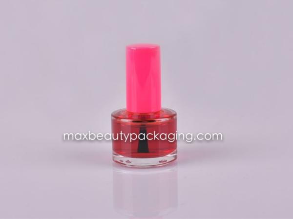 UV coating nail polish 15ml round straight nail polish bottle nail polish