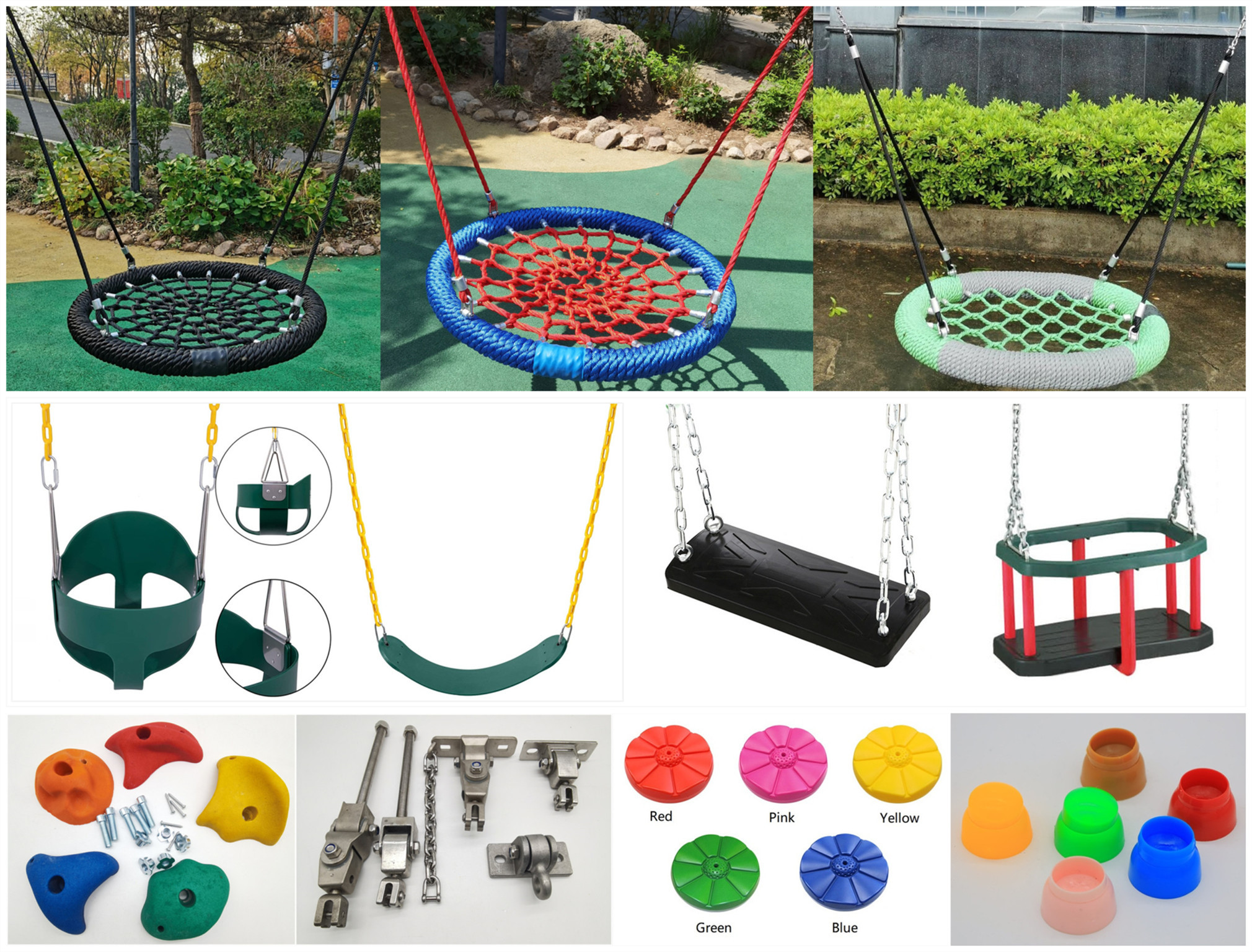 16mm Stainless Steel Cross Hook Playground Rope Accessory