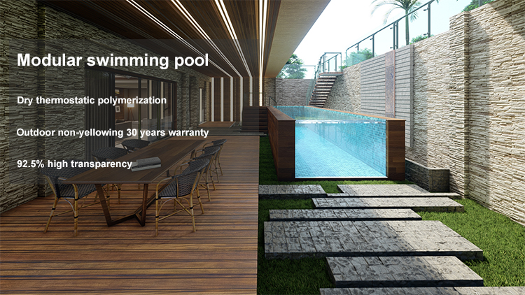 Salt Chlorinator and Underwater Light Prefabricated Container for Steel Swimming Pool