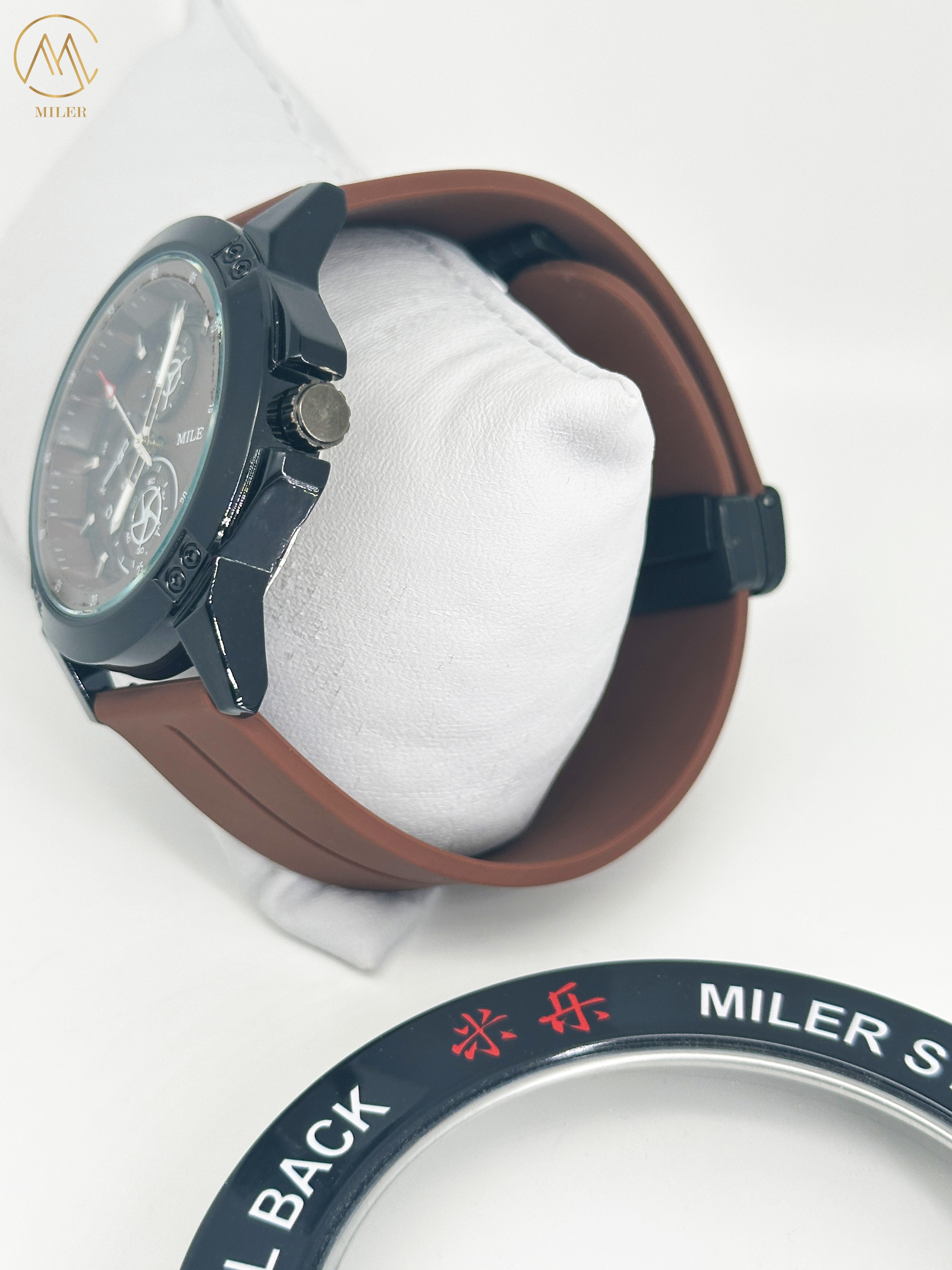 Custom Logo Minimalist Watch For Men Sport Silicone Waterproof Luminous Quartz Watches Mens Business Calendar Wrist Watches