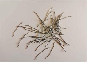 China Low Carbon Steel 0.4*25mm Concrete Steel Fiber For Concrete Reinforcement wholesale