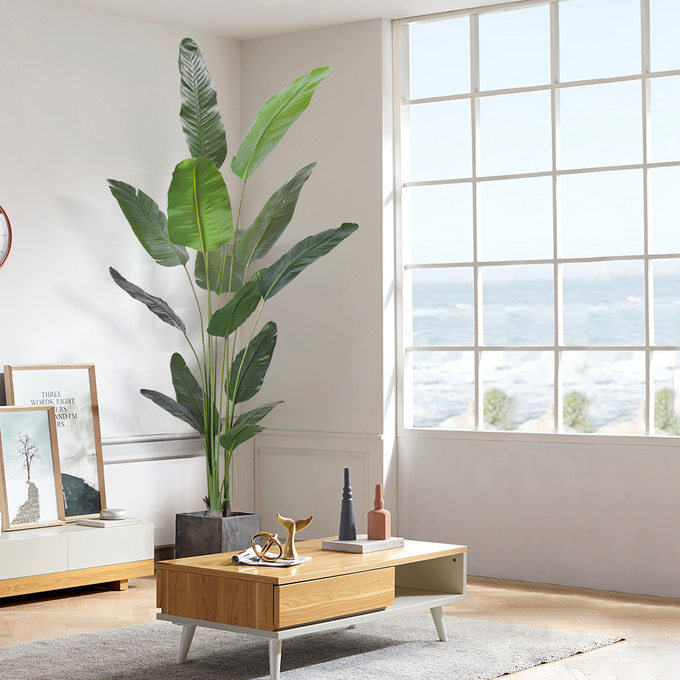 H160cm Artificial Traveller's Palm Customized Decorated For Store Office Corner Home Decor
