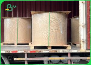 China 50gsm Recycled Fluting Paper Roll 1600mm Carton Medium Kraft Paper wholesale