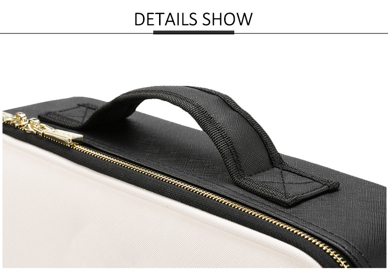 Waterproof Large Cosmetic Handle Makeup Bag Case