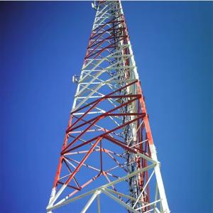 China Microwave Antenna Mast And Communication Antenna Tower 15 -120 M wholesale