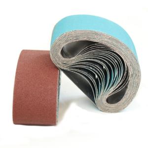 China 75x533mm Wood Polishing Sandpaper Belts Aluminum Oxide X - Cloth 3x21inch wholesale