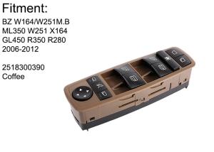China Front Left Mercedes Benz Power Window Switch 2518300390 Easily Install wholesale